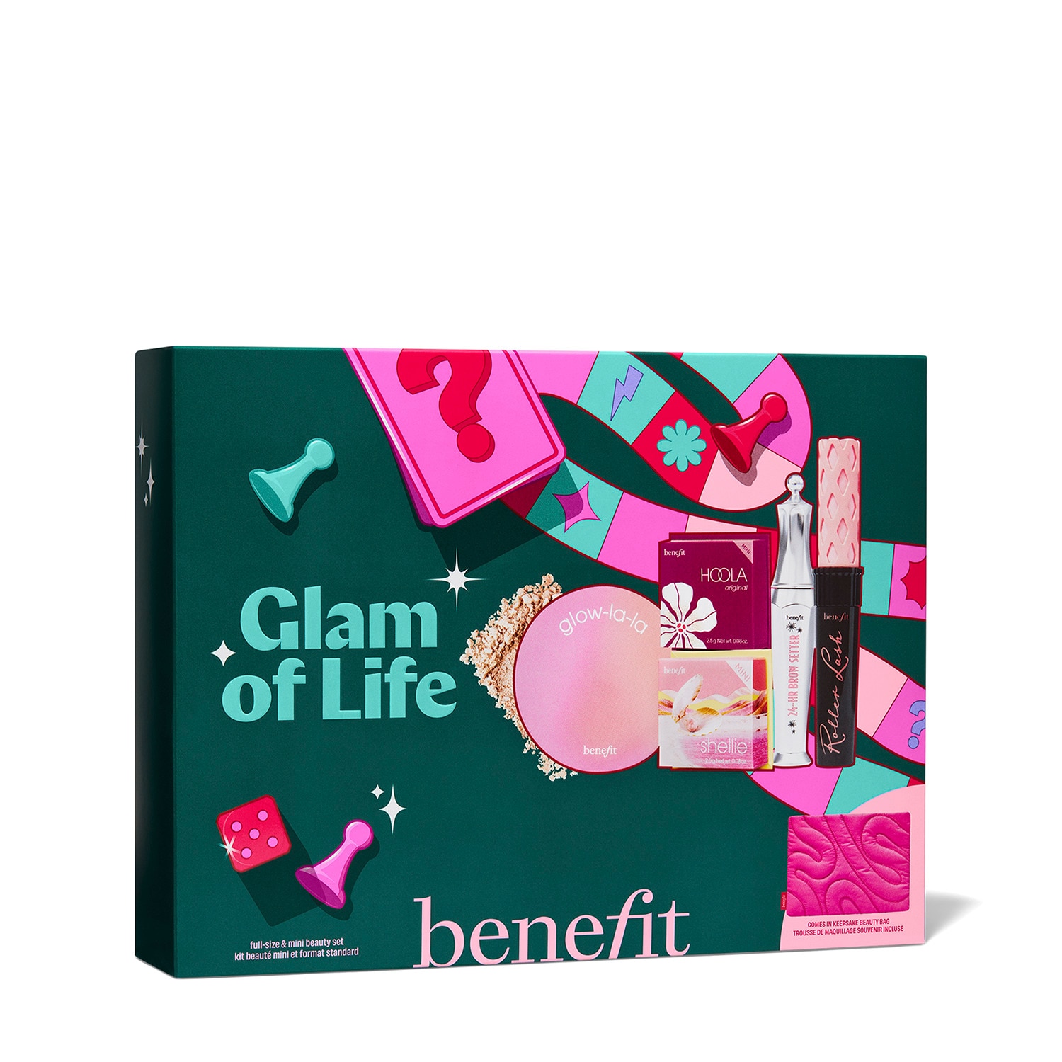 HOLIDAY SET GLAM OF LIFE (SET DE HIGHLIGHTER, BLUSH, BRONZER)
